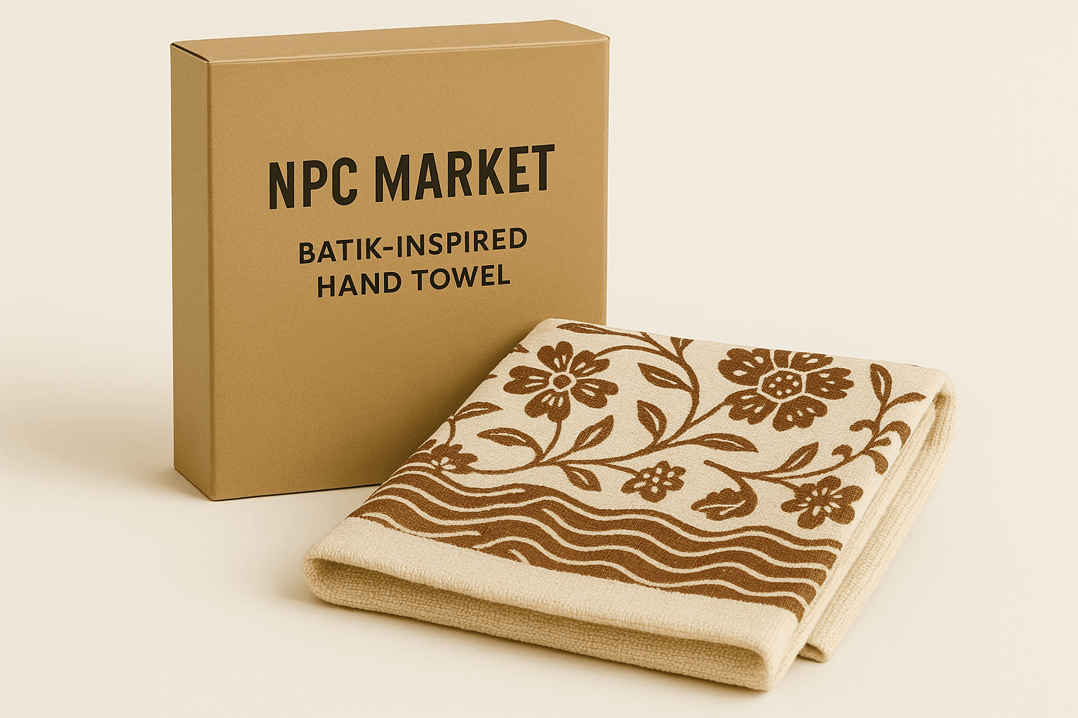 Batik-Inspired Handcrafted Scarf